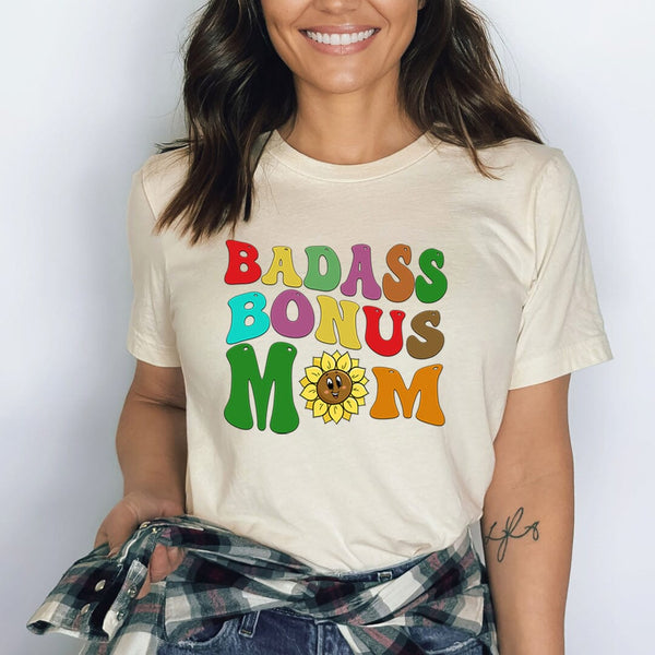 Badass Bonus Mom - Bella Canvas