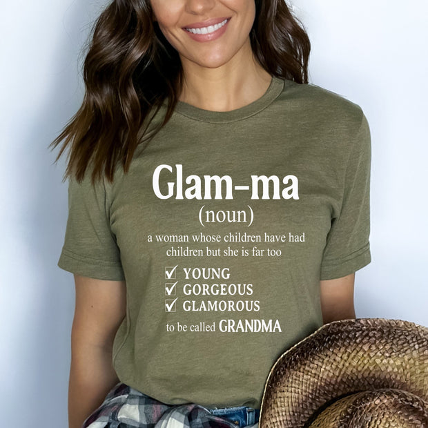 Glam-ma (Noun) - Bella Canvas