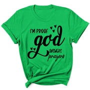 "I'M PROOF GOD ANSWERS PRAYERS"