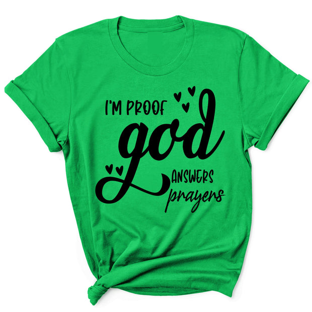 "I'M PROOF GOD ANSWERS PRAYERS"
