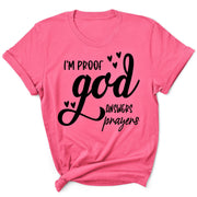 "I'M PROOF GOD ANSWERS PRAYERS"