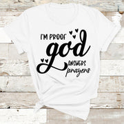 "I'M PROOF GOD ANSWERS PRAYERS"