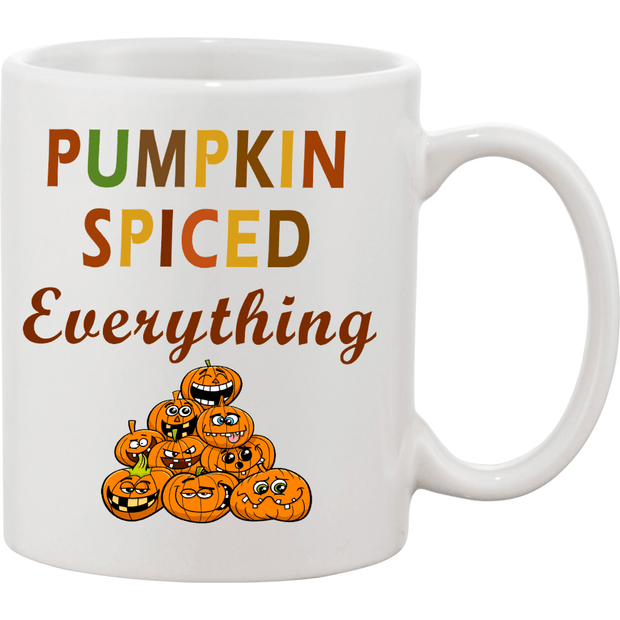 "PUMPKIN SPICED EVERYTHING" MUG HALLOWEEN SPECIAL(FLAT SHIPPING)