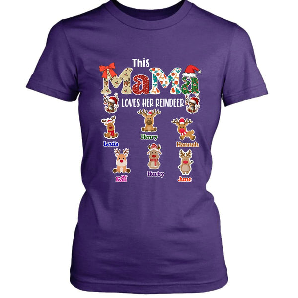 This Mama Loves Her Reindeer - Unisex T-Shirt