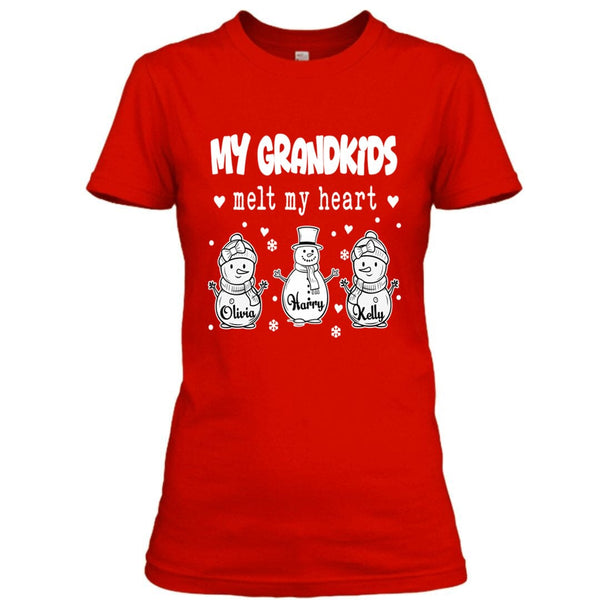 My Grandkids Melt My Heart - Unisex T-Shirt