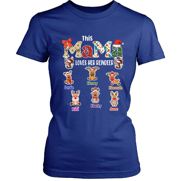 This Mama Loves Her Reindeer - Unisex T-Shirt