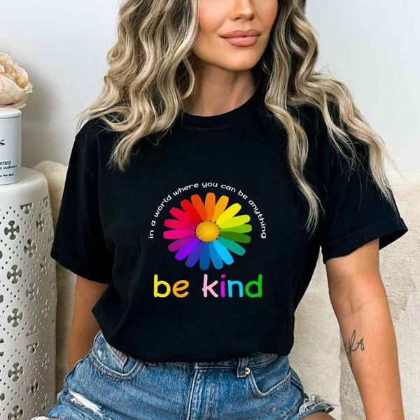 ''In a world where you can'' Bella Canvas