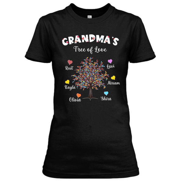 Grandma's Tree Of Love - Unisex T-Shirt