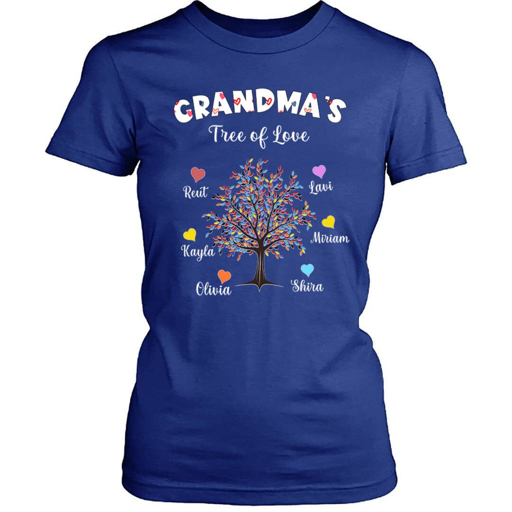 Grandma's Tree Of Love - Unisex T-Shirt