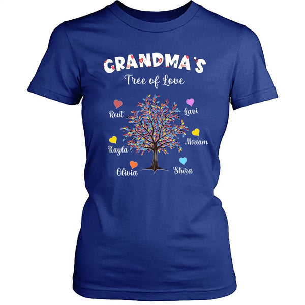 Grandma's Tree Of Love - Unisex T-Shirt