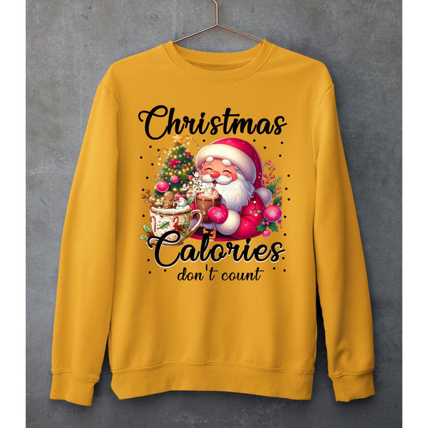 "CHRISTMAS CALORIES"- SWEAT-SHIRT AND HOODIE