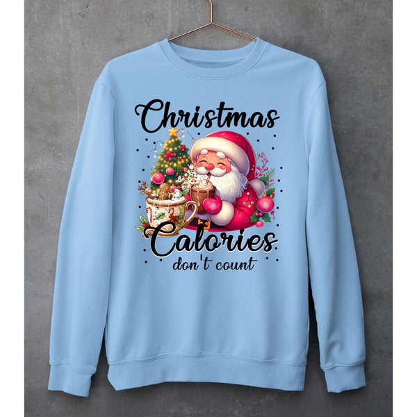 "CHRISTMAS CALORIES"- SWEAT-SHIRT AND HOODIE