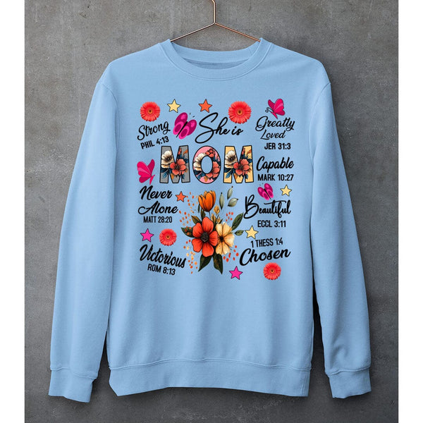 She is Mom Greatly Loved Capable Beautiful  - SWEAT-SHIRT AND HOODIE