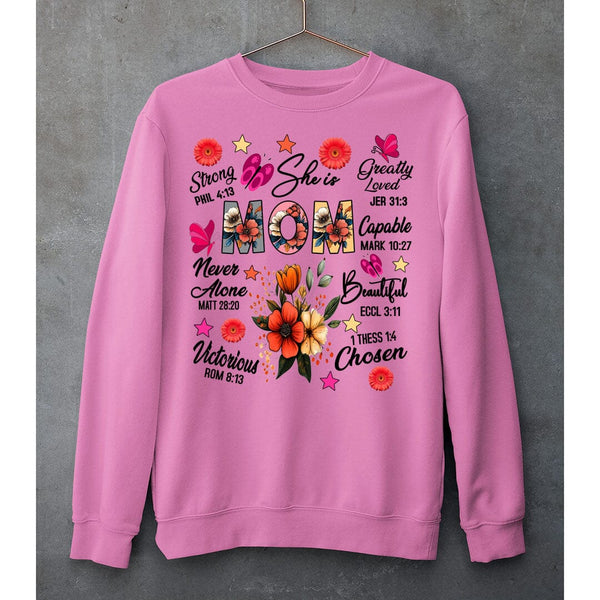 She is Mom Greatly Loved Capable Beautiful  - SWEAT-SHIRT AND HOODIE