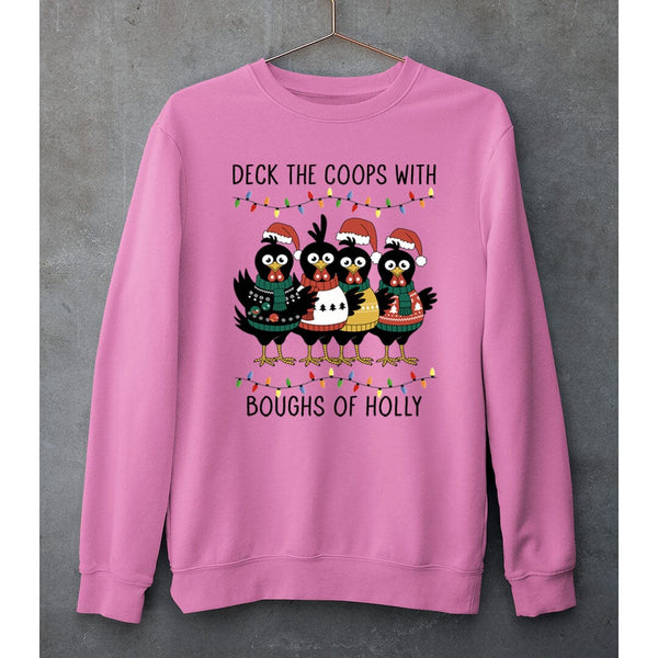 "DECK THE COOPS"- SWEAT-SHIRT AND HOODIE