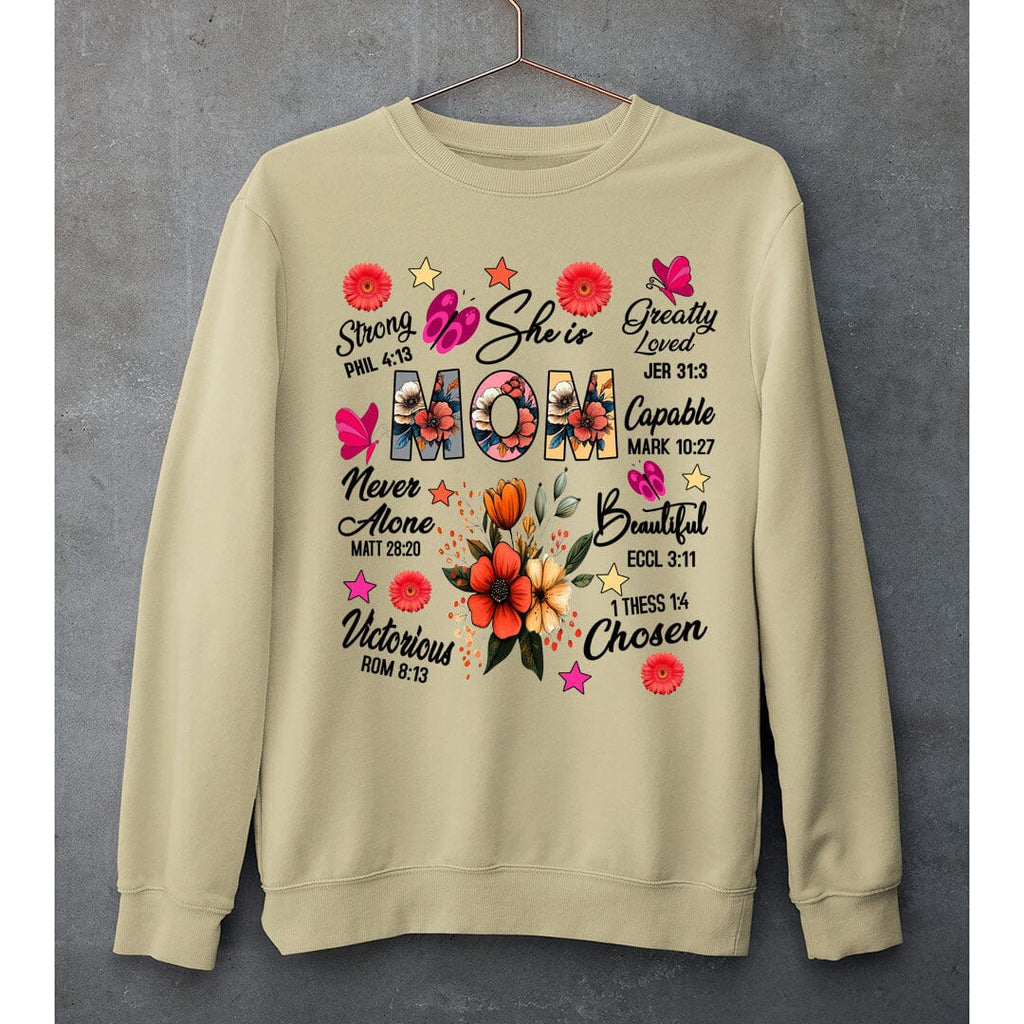 She is Mom Greatly Loved Capable Beautiful  - SWEAT-SHIRT AND HOODIE