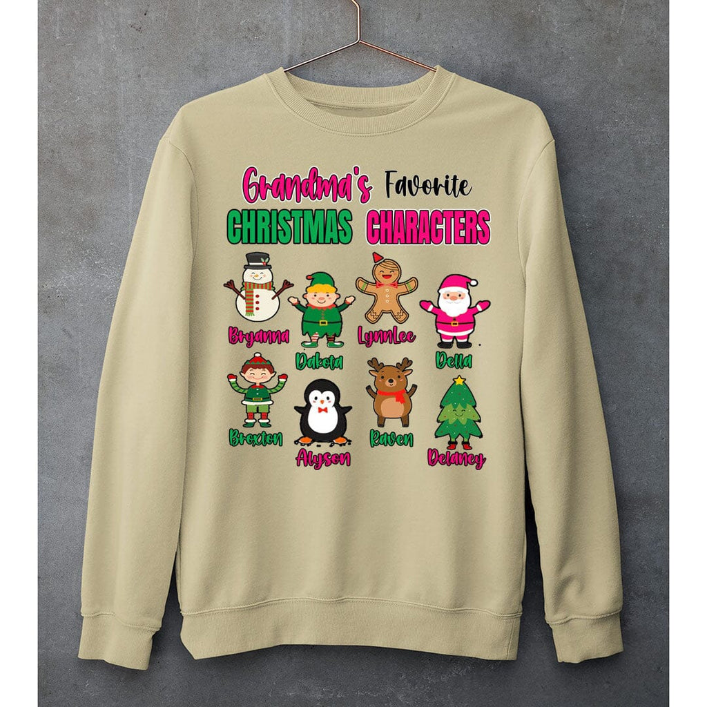 Grandma's Favorite Christmas Characters- SWEAT-SHIRT AND HOODIE
