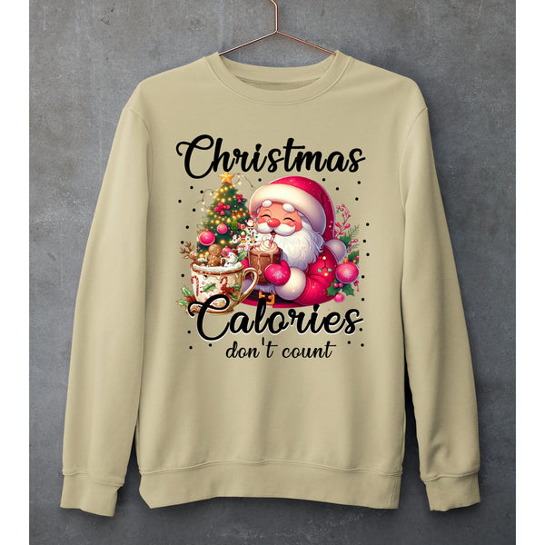 "CHRISTMAS CALORIES"- SWEAT-SHIRT AND HOODIE