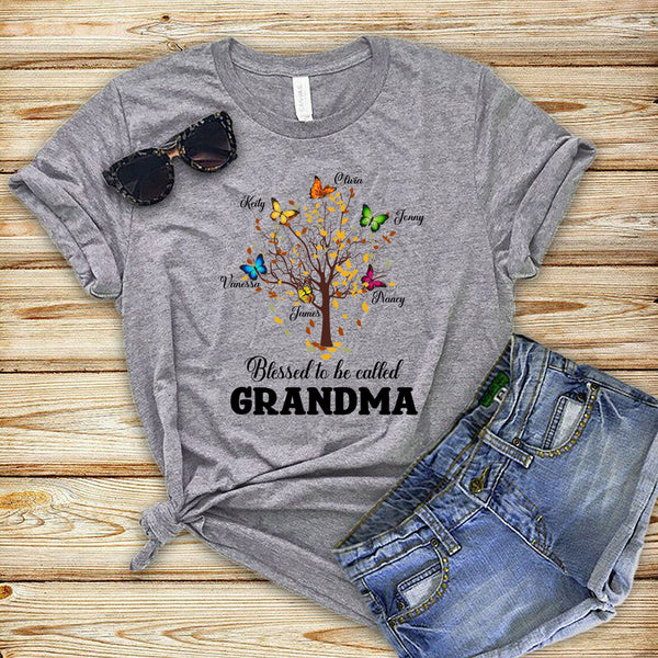 Blessed To Be Called Grandma (Butterfly Tree)