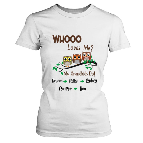 Who Loves Me ? My grandkids - Unisex T-Shirt