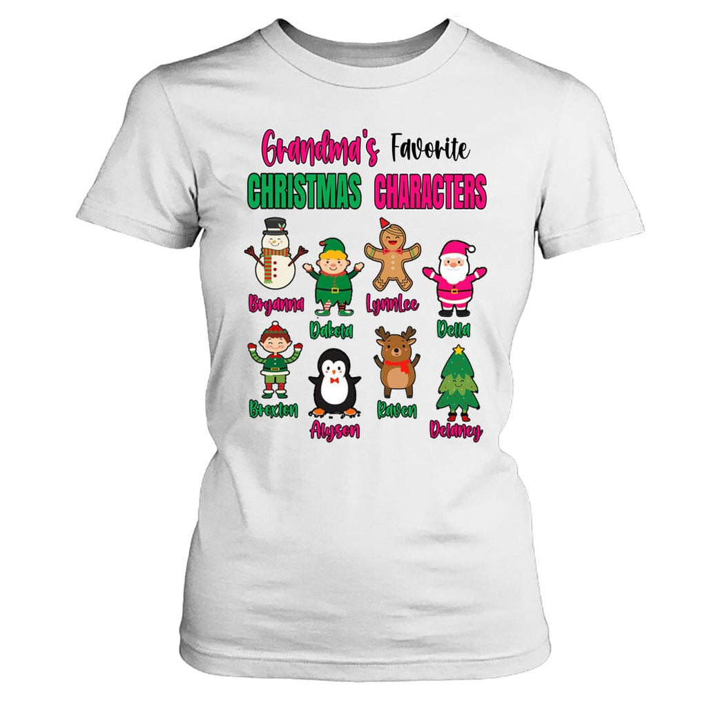 Grandma's Favorite Christmas Characters - Unisex T-Shirt
