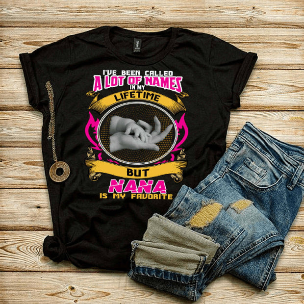 I HAVE BEEN CALLED.... GRANDMA IS MY FAVORITE.Custom Tee n More Grandmas, Nana and Moms. (Pink Design)