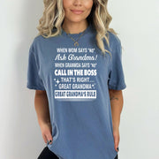 When Mom Says No Ask Grandma - Bella Canvas