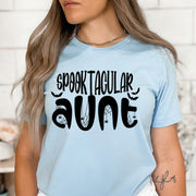 "SPOOKTACULAR AUNT: Customize your name",T-SHIRT.