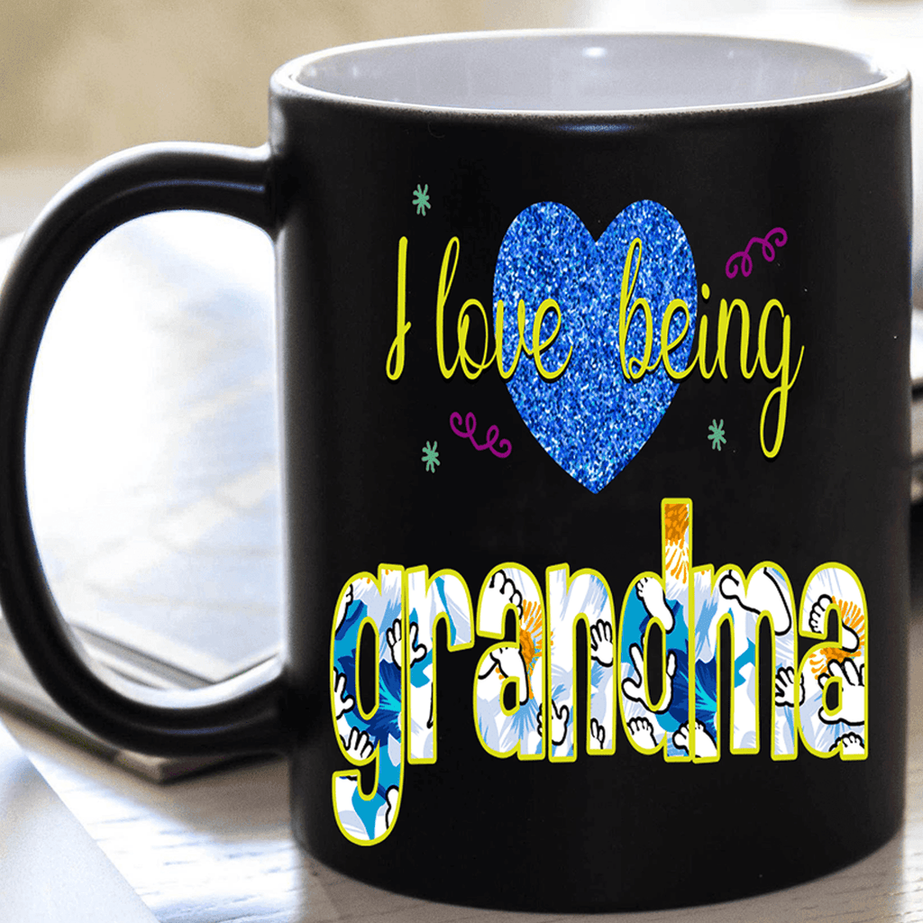 "I Love Being Grandma...." Mug(flat shipping)
