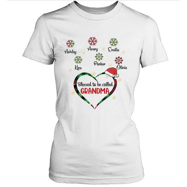 Blessed To Be Called ( Snowflakes ) - Customized Your kids/Grandkids Name