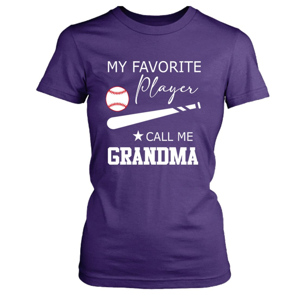 My Favorite Player Call Me Grandma - Unisex T- Shirt