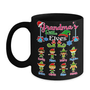 "Hot Coffee with Grandkids" Custom "Elves mug" Christmas Special