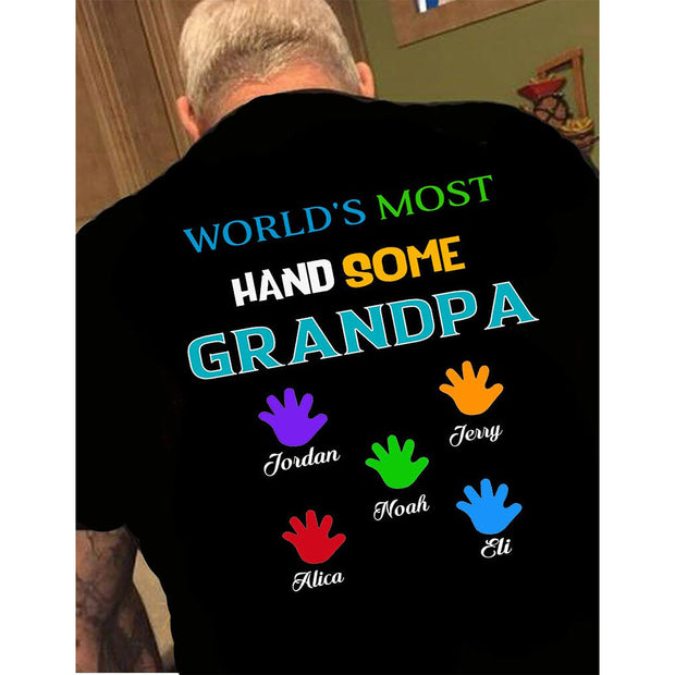World Most Hand Some Grandpa - Men's Tee