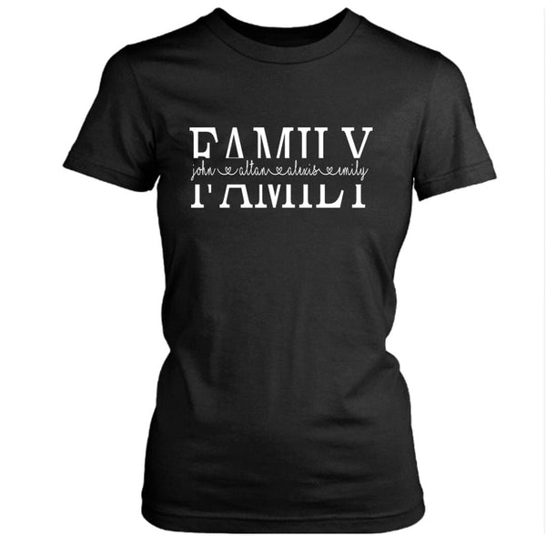 Customized Your Family Name - Custom Tee