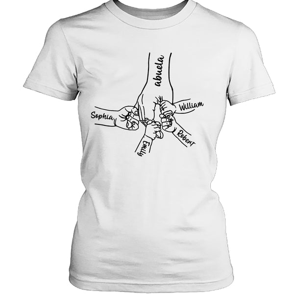 Grandma Holding Hands - T-Shirt