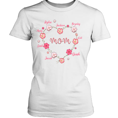 Mom Flower Heart - Unisex T-Shirt