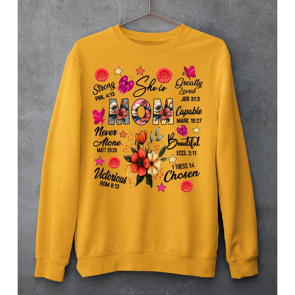 She is Mom Greatly Loved Capable Beautiful  - SWEAT-SHIRT AND HOODIE