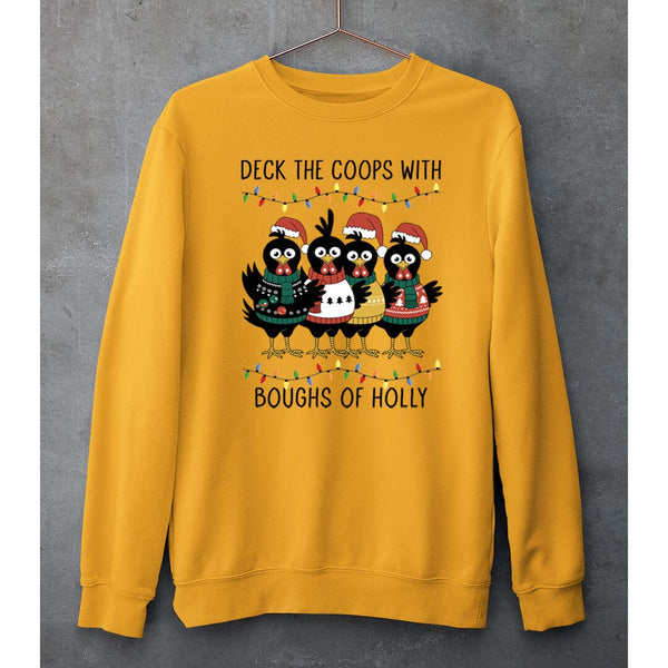 "DECK THE COOPS"- SWEAT-SHIRT AND HOODIE