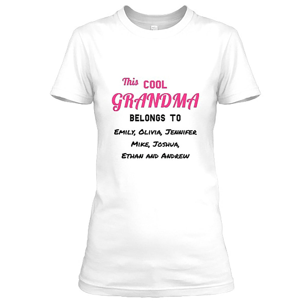 Cool Grandma / Great Grandma Custom Tee – Tee4CoolGrandma.com