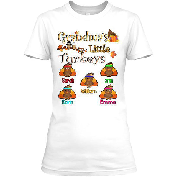 Grandma's little turkeys, Thanksgiving
