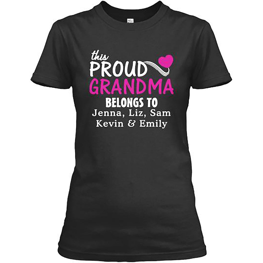 Proud Grandma / Great Grandma Custom Tee/ Long Sleeve