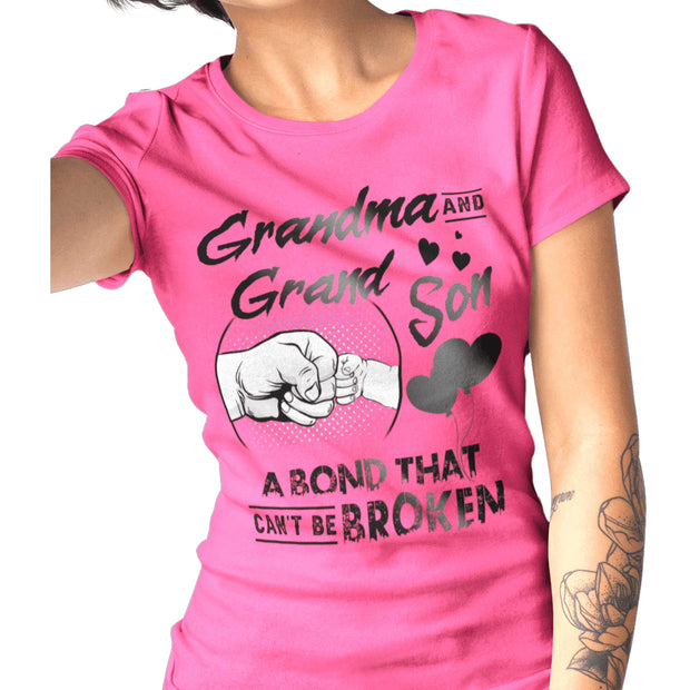 Grandma & Grandson A Bond That Can't Be Broken T-Shirt