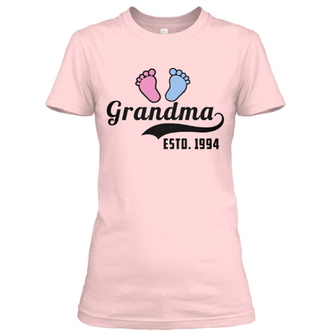 Grandma / Great Grandma Established Year Custom Tee