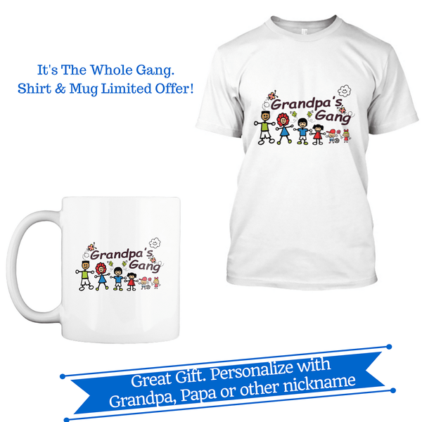 Grandpa's Gang Custom Shirts & Mug