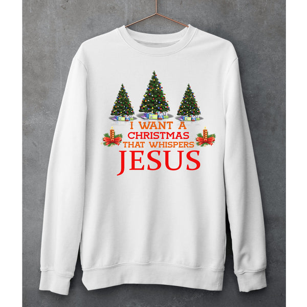 "CHRISTMAS THAT SPEAKS JESUS"- T-SHIRT,HOODIE AND SWEAT-SHIRT.
