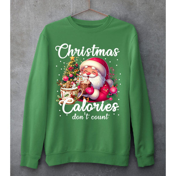 "CHRISTMAS CALORIES"- SWEAT-SHIRT AND HOODIE