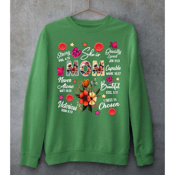 She is Mom Greatly Loved Capable Beautiful  - SWEAT-SHIRT AND HOODIE