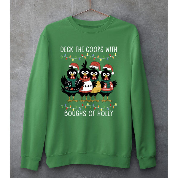 "DECK THE COOPS"- SWEAT-SHIRT AND HOODIE