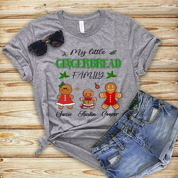 My Little Gingerbread Family  - T-Shirt