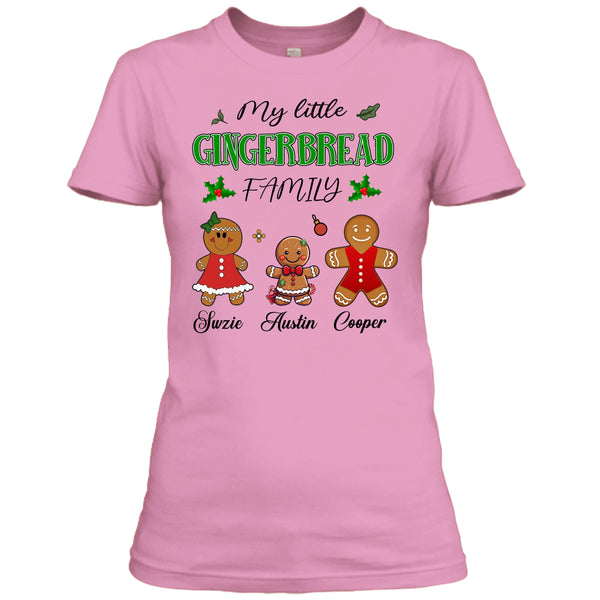 My Little Gingerbread Family  - T-Shirt